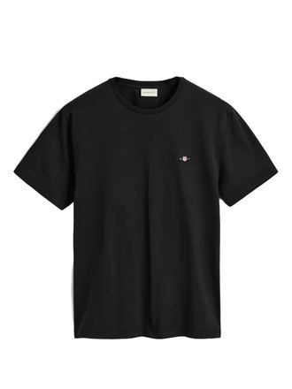 GANT shield short-sleeve t-shirt - men - Cotton - M - Black