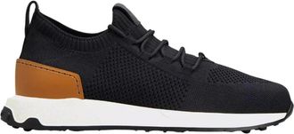 Tod's Tods, Sneakers, male, Black, Size: 12 US Black Mesh Sneakers Comfortable Brown Logo