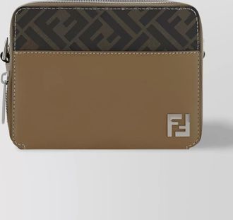 Fendi leather camera case shoulder bag