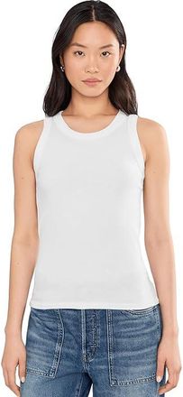 Madewell Northside Scoop Tank Top Womens Clothing White : XL (Womens 14-16), Cotton
