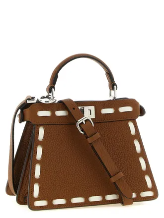 Fendi Peekaboo Iseeu Top Handle Bag - Brown