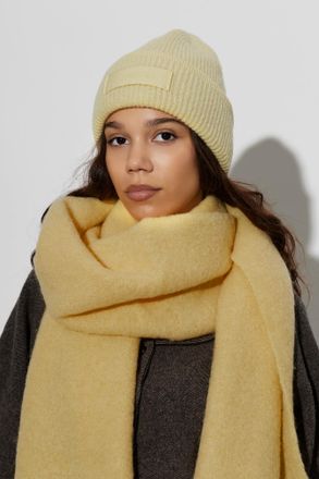 Jacquemus Gros Grain Beanie, Unisex, Yellow