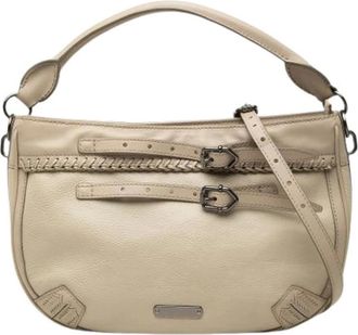 Burberry Borsa Satchel Pre-owned - - Pre-owned - Donna - Beige - ONE SIZE
