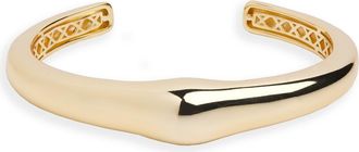 Argento Vivo Bamboo Mini Cuff Bracelet in Gold at Nordstrom