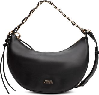 Tommy Hilfiger Borsa a spalla con catena - Nero