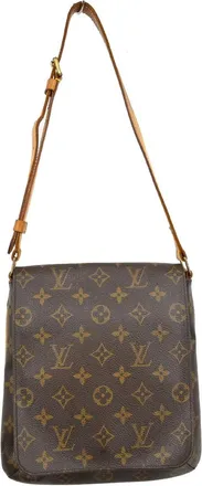 Louis Vuitton Musette Salsa Monogram Canvas Brown Canvas Handbag (Pre-Owned)