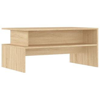 vidaXL Mesa De Centro Madera De Ingenier&iacute;a Roble Sonoma 90x55x42,5 Cm Vidaxl