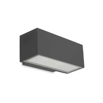 Netlighting Afrodita LED Light Outdoor Small Up Down Wall Light grey IP65