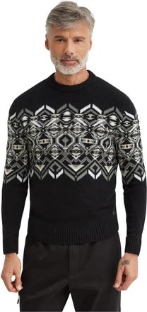 Bogner Luci Sweater - Heren - Ronde hals truien - Zwart - M - Wol - Truien & Vesten