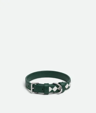 Bottega Veneta Small Intrecciato Dog Collar - Bottega Veneta