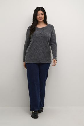 Kaffe Curve Pullover Regular fit dark grey