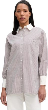 Marc O'Polo Shirts - Dames - Overhemden - Bruin - M - Overhemden