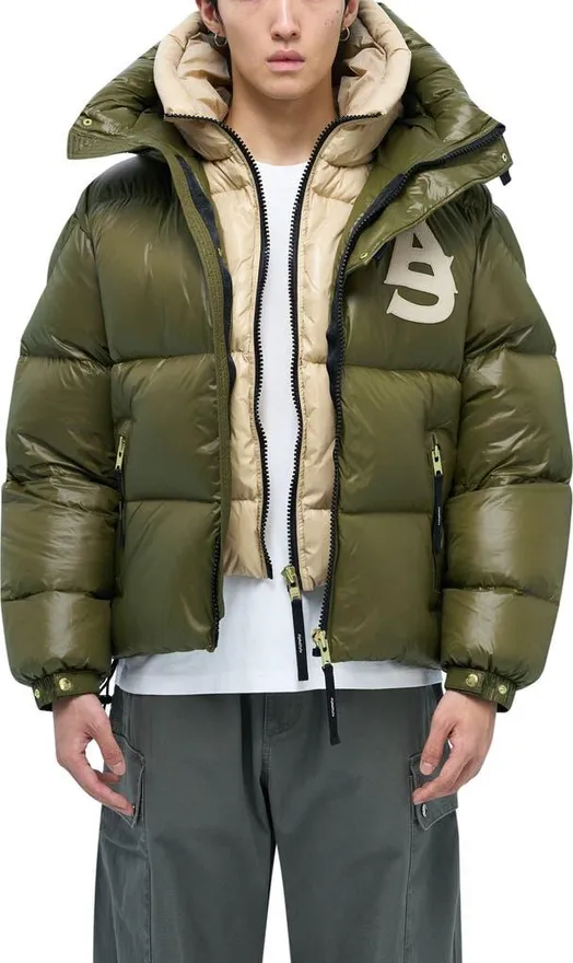 Kudu Hooded Puffer Down Jacket in Green at Nordstrom, Size Xx-Large
