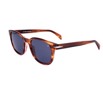 David Beckham Mens 52mm Brown Horn Sunglasses