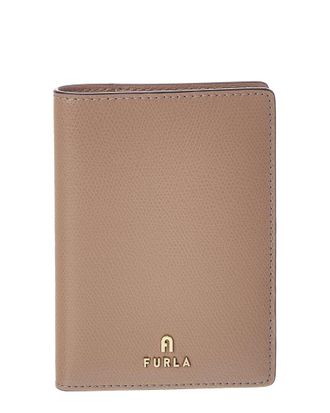 Furla Camelia Leather Passport Holder
