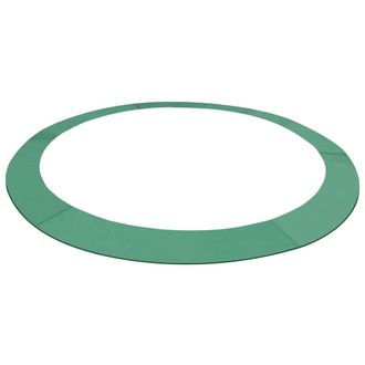 vidaXL Vidaxl - Alfombrilla De Seguridad Cama El&aacute;stica Redonda 3,05m Verde Pe