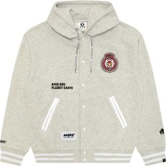 Aape By A Bathing Ape Hoodie met applicatiedetail - Grijs