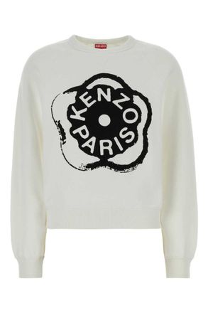 Kenzo White Logo Sweatshirt