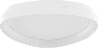 Beliani LED Ceiling Lamp NANDING Metal White