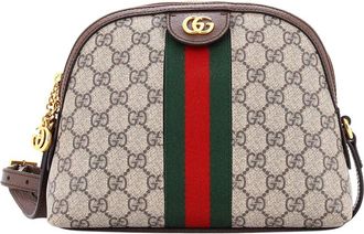 Gucci Ophidia Dome Shoulder Bag GG Coated Canvas Small (Authentic Pre-Loved)