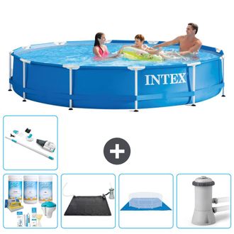 Intex Piscina Con Estructura Redonda - 366x76 Cm - 7-piezas S21005