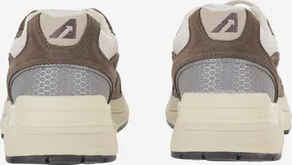 Autry Womens Sneakers Hyperway Brown Suede Trainers