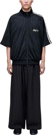 adidas Sport Uniform Pinstripe Track Pants - Heren - Trainingsbroeken - Zwart - L - Leer - Fitness