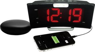 Geemarc Wakenshake Curve Despertador Vibrante Negro