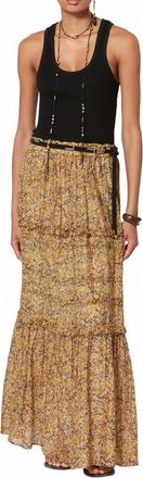 Isabel Marant Volomia Skirt In Khaki