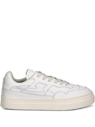 Stepney Workers Club leather sneakers - Bianco