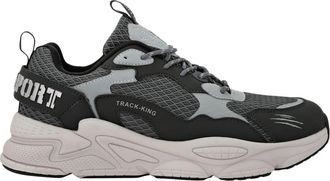 Plein Sport Track-King Core - unisex - Hardloopschoenen - Grijs - 37 EU - Polyester - Fitness