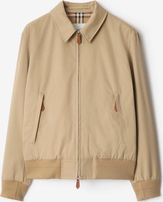 Burberry Gabardine Harrington Jacket