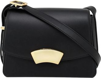 3.1 Phillip Lim Zwarte leren schoudertas - Dames - Schoudertassen - Zwart - ONE Size - Leer - Tassen