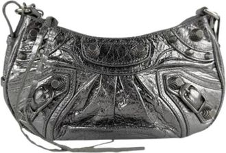 Balenciaga Pre-owned Cross Body Bags, female, Gray, Size: ONE SIZE Pre-owned Vintage Cross Body Bag