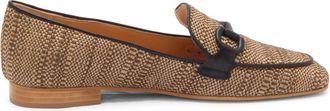 Roberto Festa Milano Raffia Loafer Biki Nero Model - Dames - Loafers - Beige - 36 EU - Schoenen