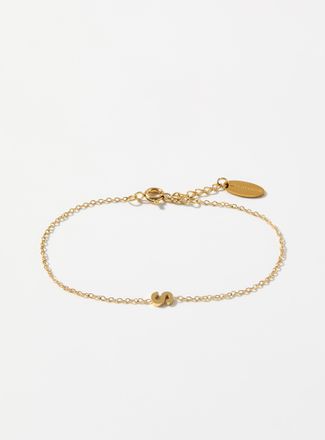 Simons Womens Alphabet character chain bracelet