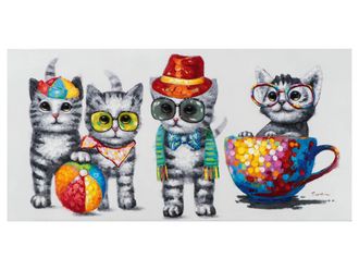 Schubiger M&ouml;bel Bild S&uuml;sse Katzenbande