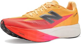 New Balance FuelCell SuperComp Elite v5 Mens Running Shoes Tangerine Heat/White Peach : 10.5 D - Medium, Textile