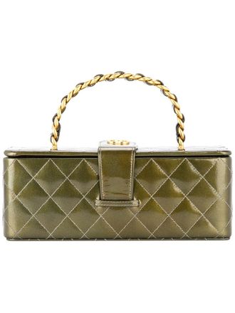 Chanel quilted CC vanity handbag - Groen