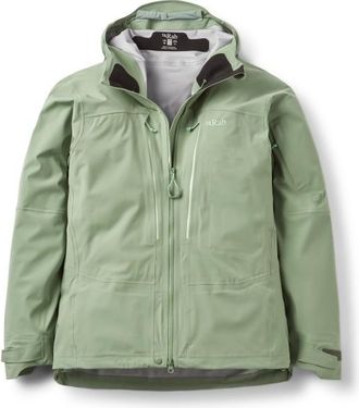 RAB Kinetic Alpine Stretch Jacket Regenjacke f&uuml;r Damen | oliv