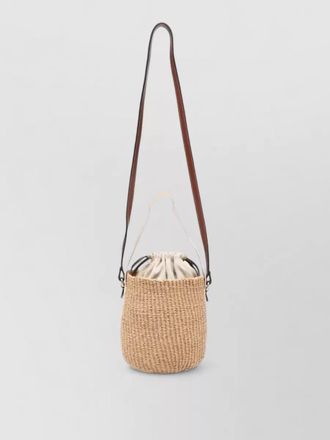 Chlo&eacute; woody bucket satchel bag adjustable strap