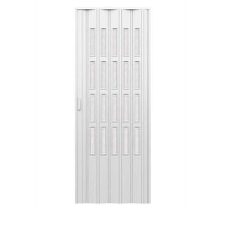 Pinto Pinto - Puerta Plegable De Interior En Kit Con Vidrios De Pvc Mod. Sonia Blanco 82x210 Cm
