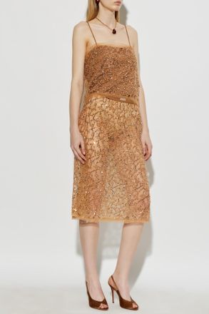 Munthe Skirt Ninia, Womens, Brown