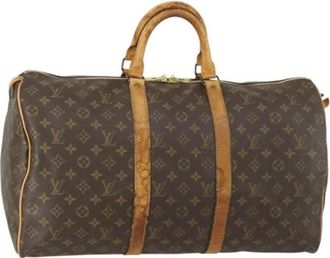 Louis Vuitton Pre-owned Weekend Bags, female, Brown, Size: ONE SIZE Pre-owned Weekend Bag
