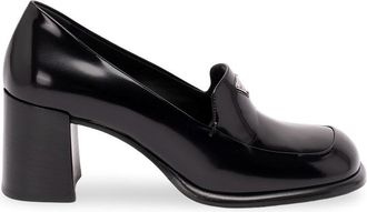 Prada Brushed Leather Loafers