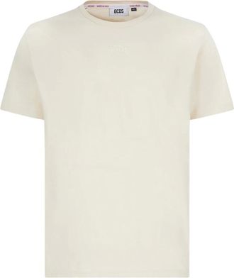 GCDS Hombre, Camisetas, Blanco, Talla: S