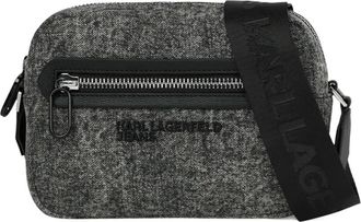 Karl Lagerfeld Borsello - Heren - Schoudertassen - Zwart - ONE Size - Denim - Tassen