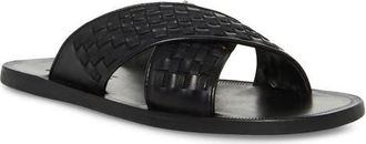 Steve Madden Lorenze Slide Sandal in Black at Nordstrom, Size 10
