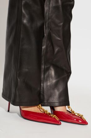 Balmain Heeled Shoes Sync, Womens, Red