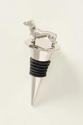 Anthropologie Maisie Dog Bottle Stopper